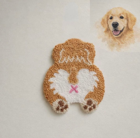 Dog Coaster Punch Needle Kit