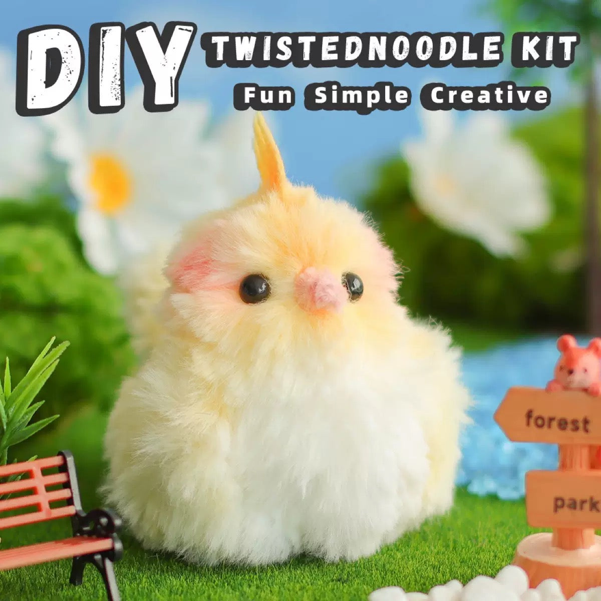 Diy Twistednoodle kit-parrot