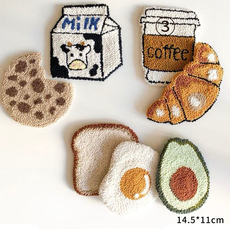 Food Coaster Punch Needle Kit