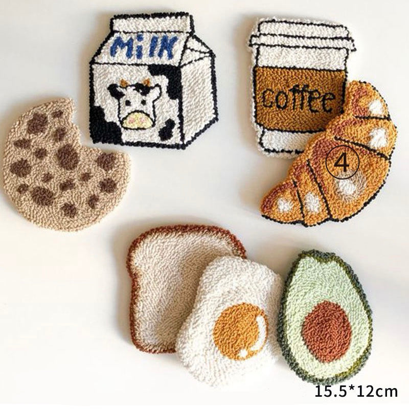 Food Coaster Punch Needle Kit