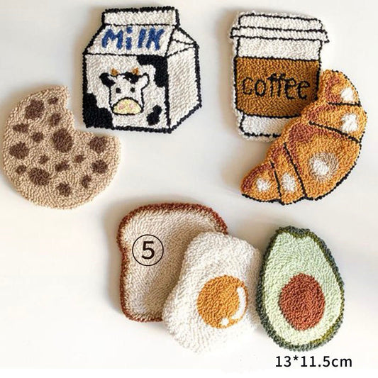 Food Coaster Punch Needle Kit