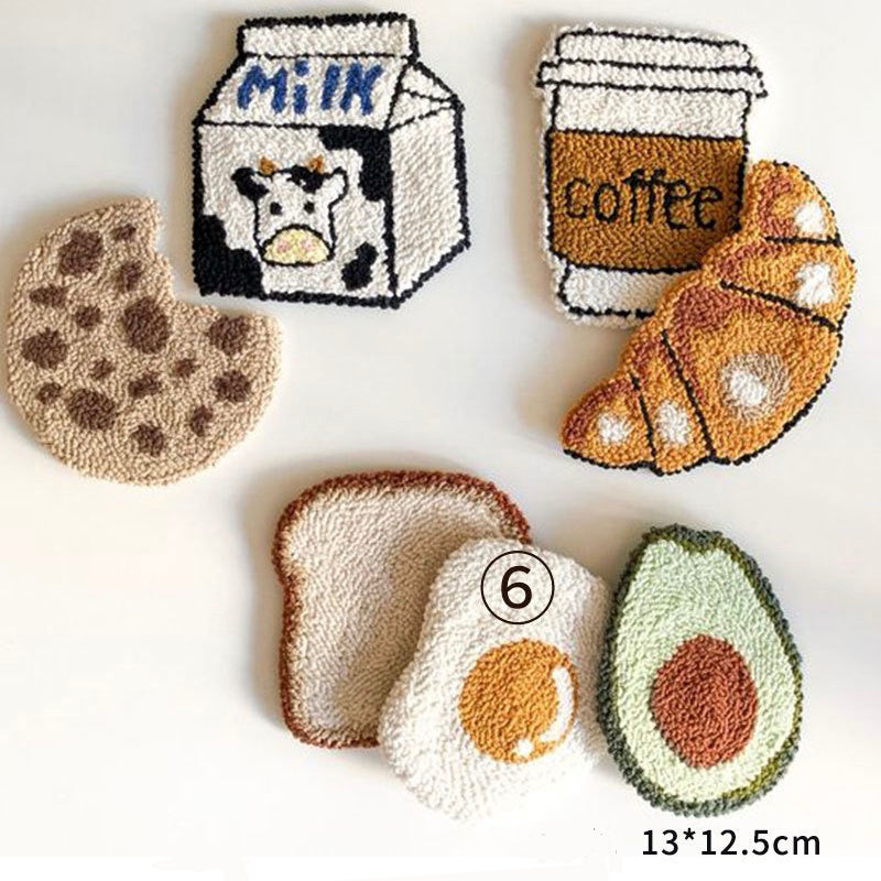 Food Coaster Punch Needle Kit