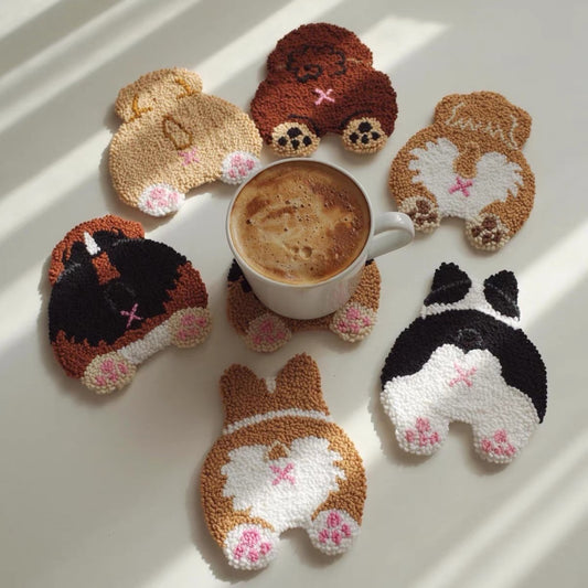 Dog Coaster Punch Needle Kit