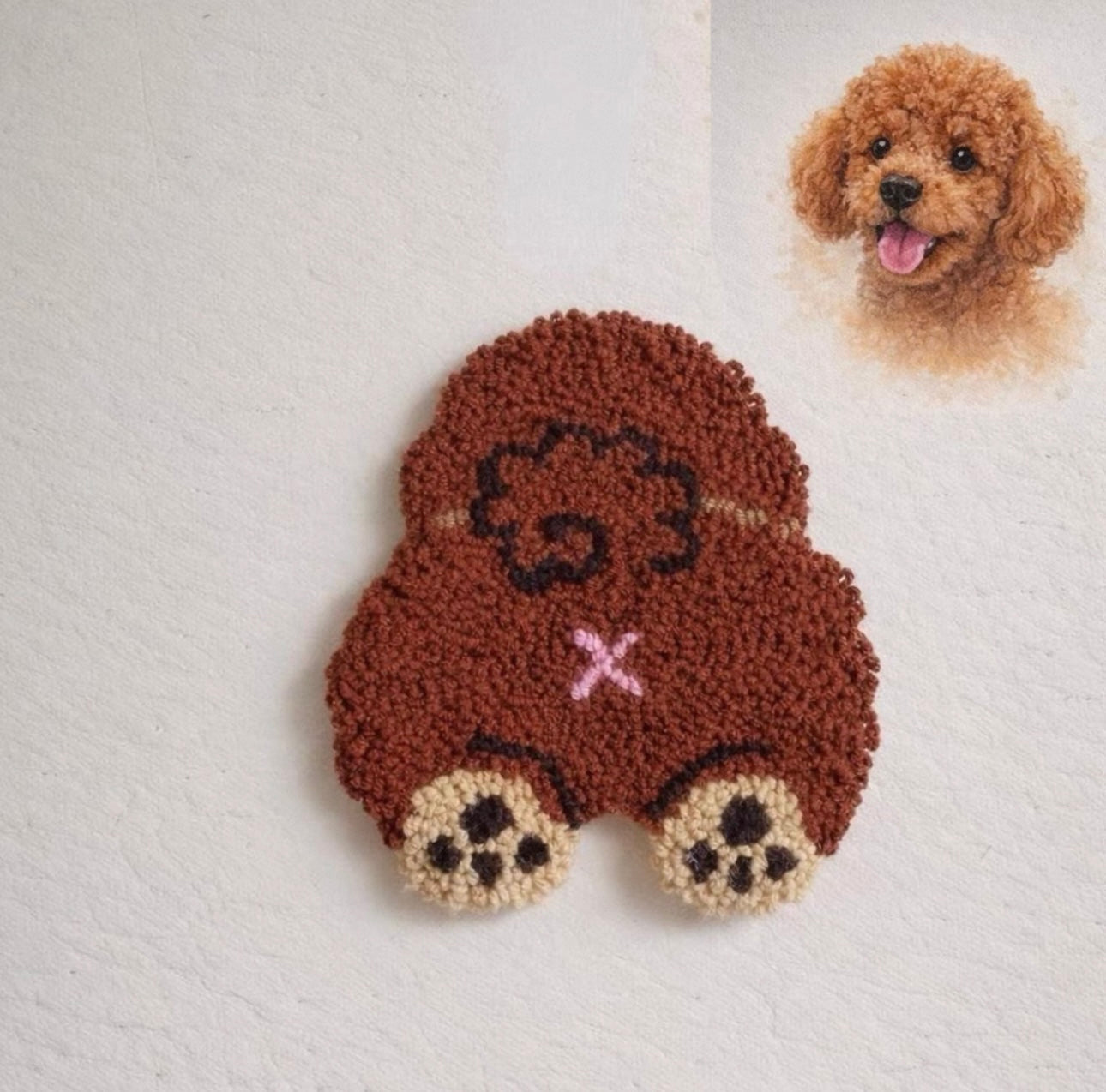 Dog Coaster Punch Needle Kit