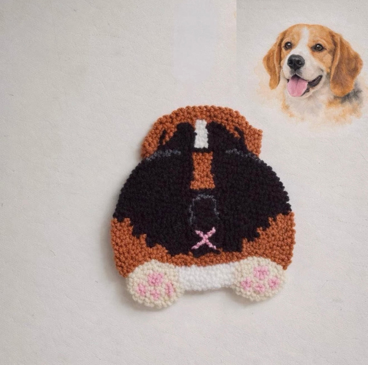 Dog Coaster Punch Needle Kit