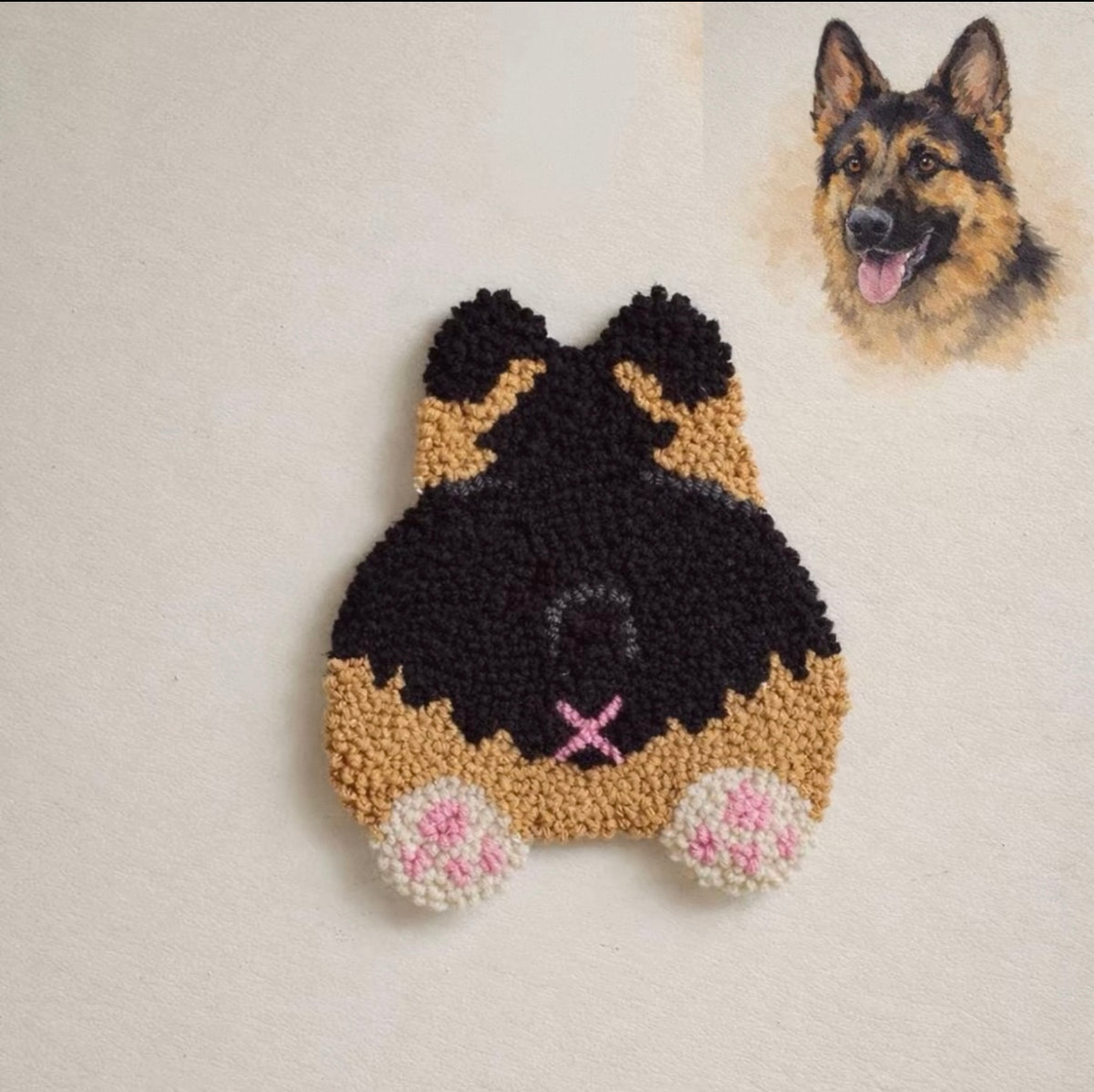 Dog Coaster Punch Needle Kit