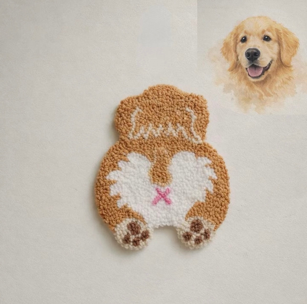 Dog Coaster Punch Needle Kit