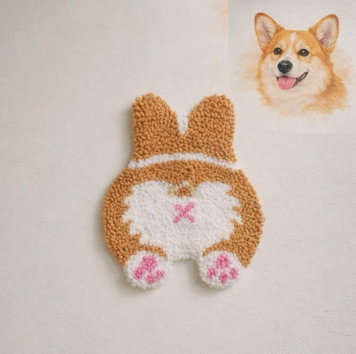 Dog Coaster Punch Needle Kit