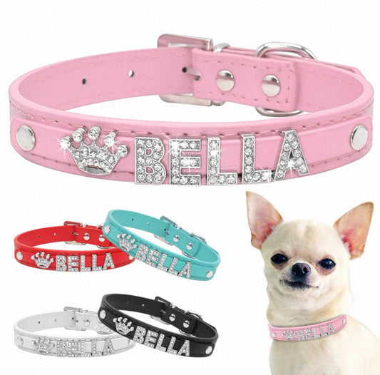 Bling Rhinestone Puppy pet Collars