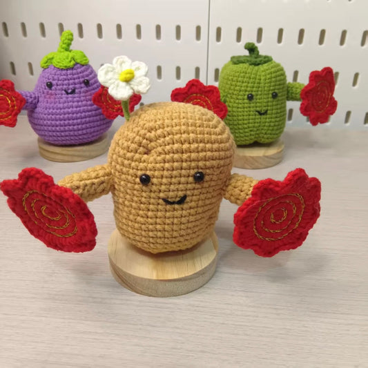 【HandMade】 Crocheted work buddy
