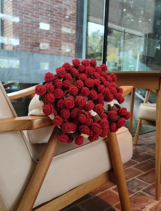 【HandMade】Crocheted Rose Blanket