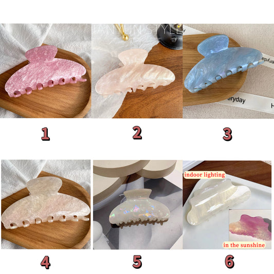 Custom claw hair clip